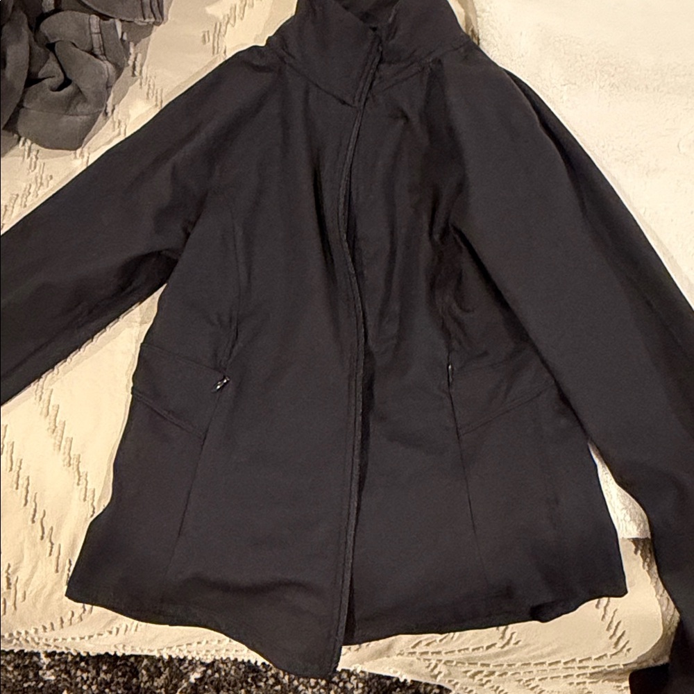 Jockey Athletic Running Jacket Black - Picture 3 of 4